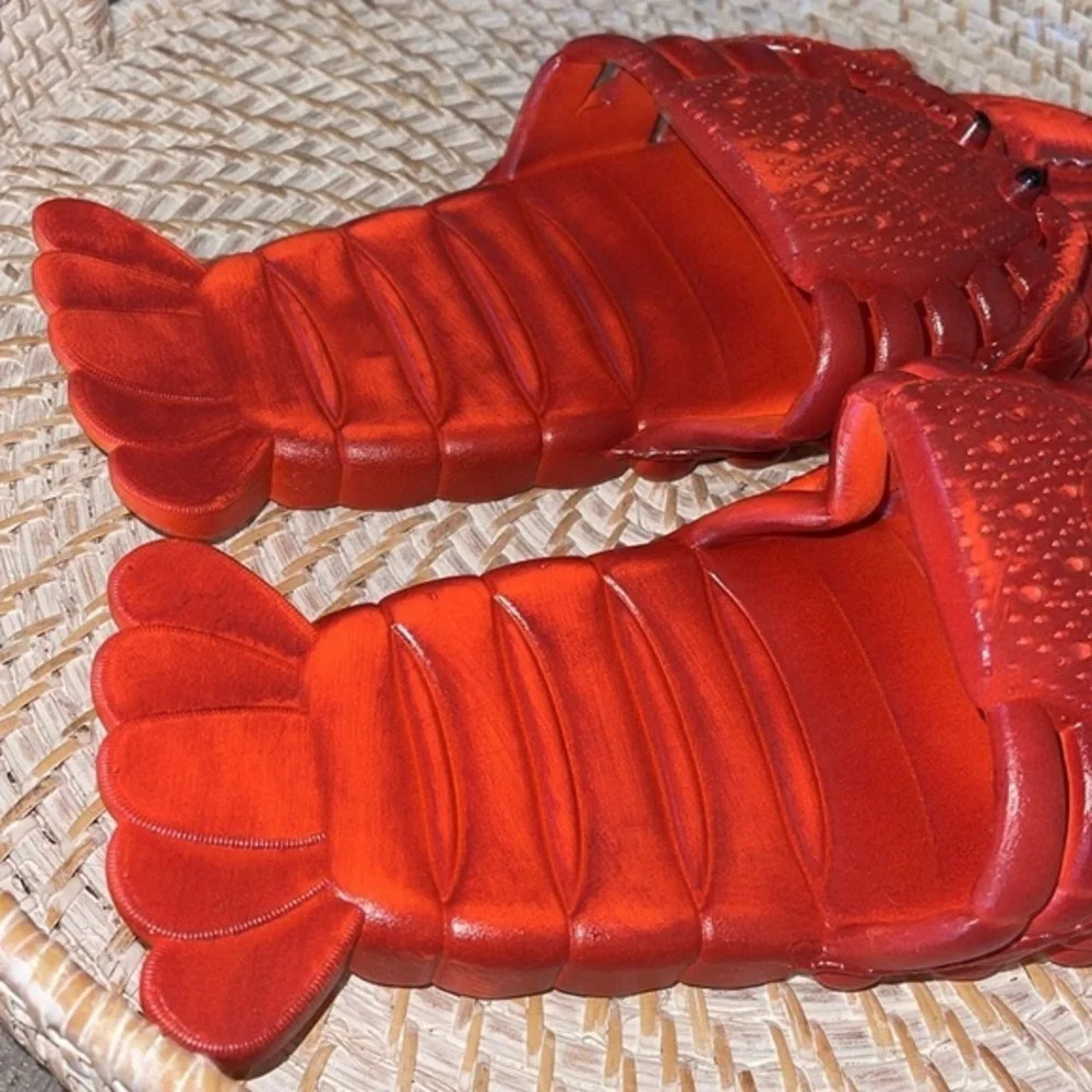 Lobster sandals, lobster sandals, unisex, lobster shoes, pool shoes, beach party